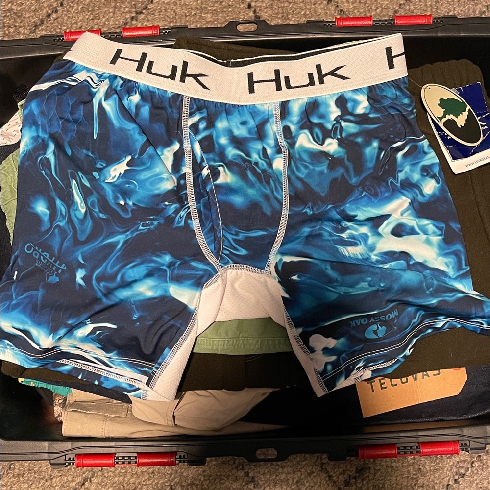 Huk Ocean Blue Boxer Briefs